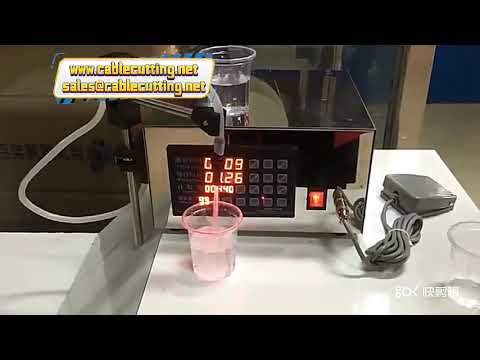 GFK-280 10ml ミニデジタル液体充填機 | 食品・飲料・ジュース・オイル・香水用自動ボトル充填