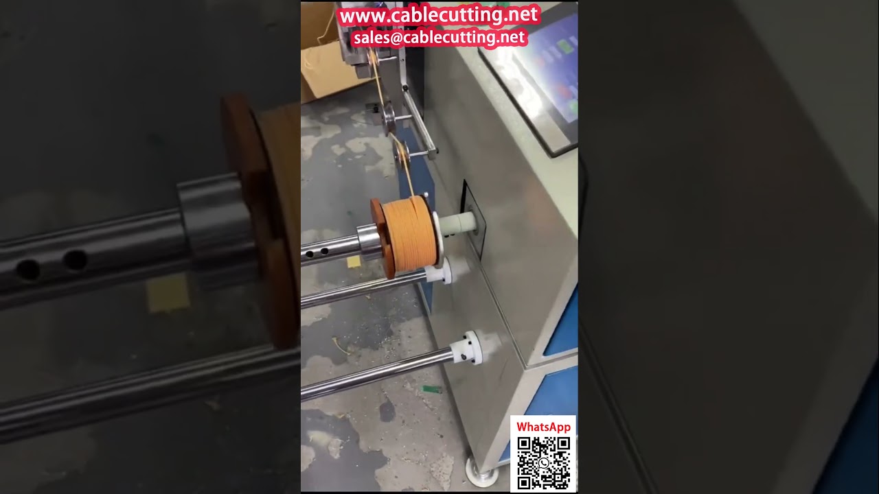 高精度綿紐巻き取り機 自動レイヤリング＆メーターカウンター搭載