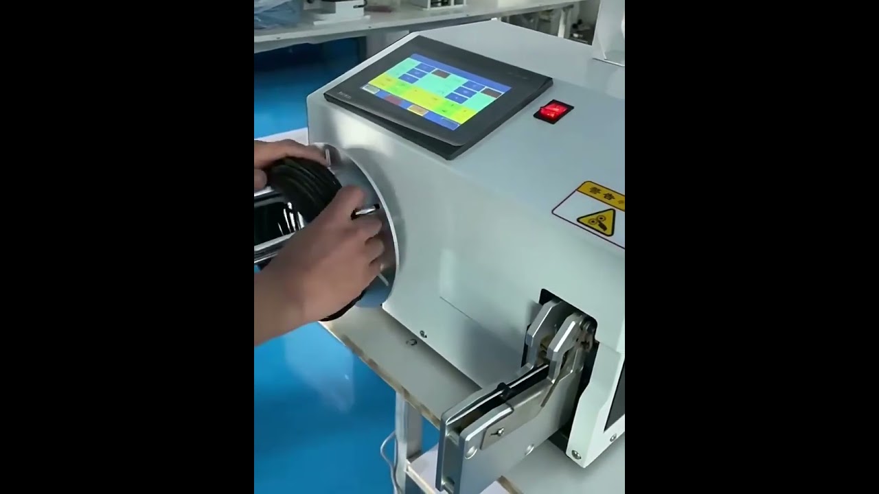 自動2in1コイル巻き結束機｜タッチスクリーン対応USB・電源コード結束ワイヤー結束機