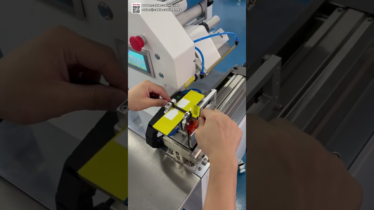 安定したワイヤーフォルダラベリングマシン｜自動ケーブルステッカー貼付機で手作業ミスを撲滅