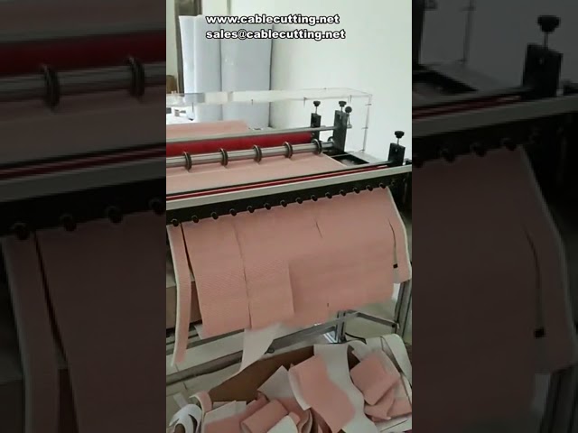 自動CNC不織布クロスカッティングマシン | マスク生地切断機 エアナイフ位置決め