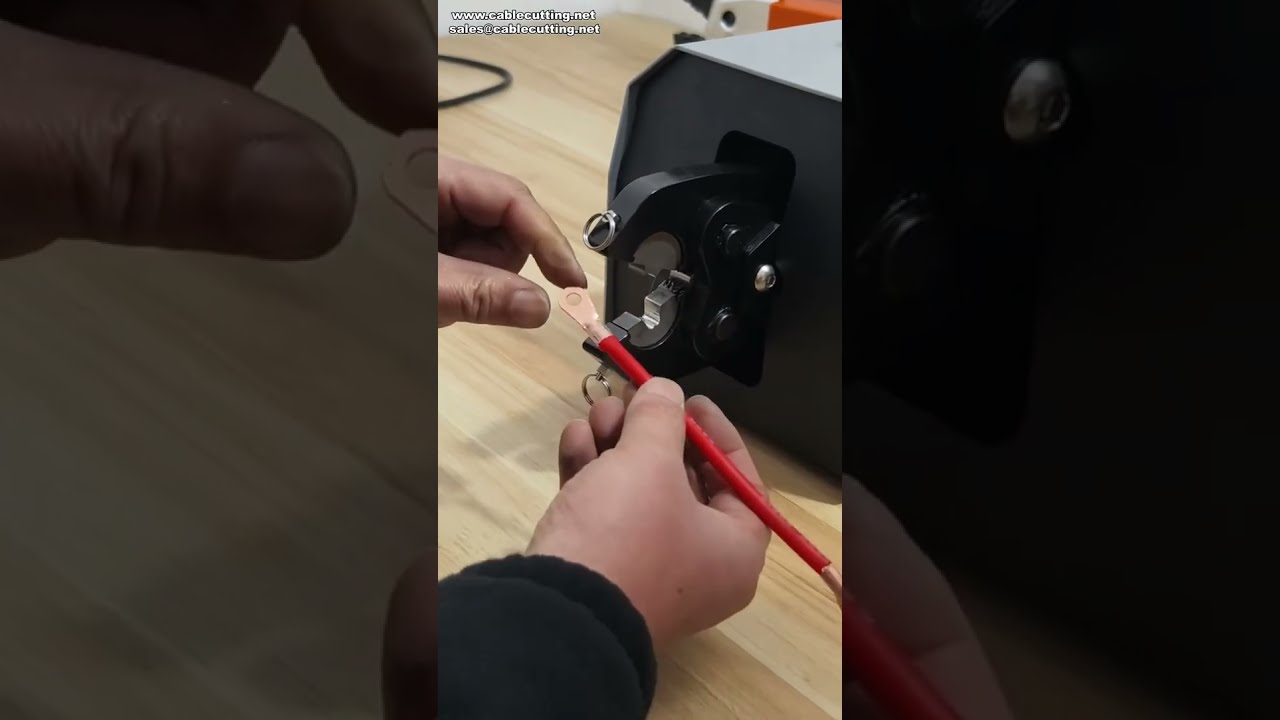 【工場向け】空気圧圧着機 オープンラグ5-300A対応 #factory #machine