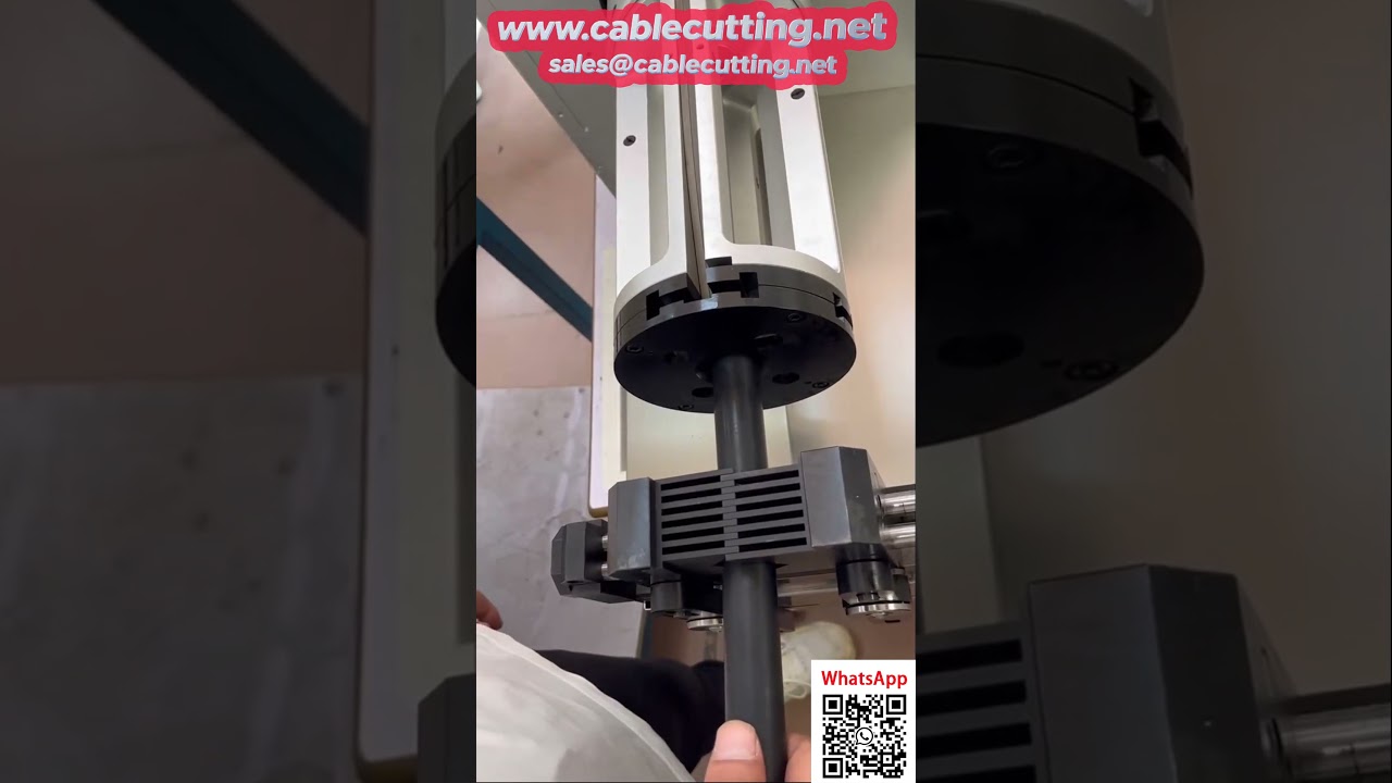 9セグメント多層同軸ケーブル自動皮むき機 | 高精度剥離加工