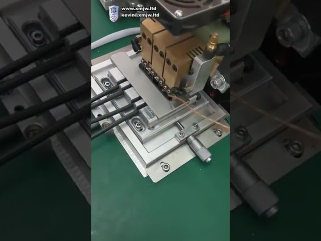 データケーブルヘッド精密溶接用 両面・片面自動はんだ付け機