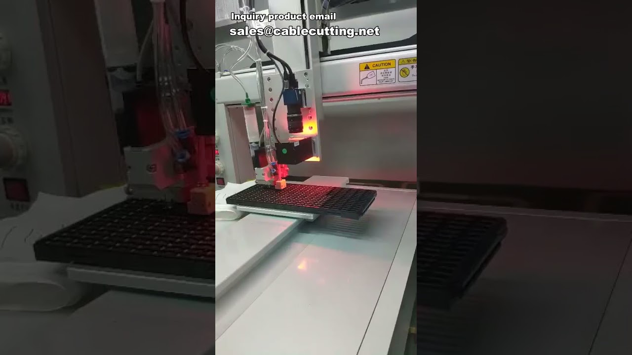 ビジョン搭載3軸ロボットグルーディスペンサー｜カメラ付き自動視覚塗布機