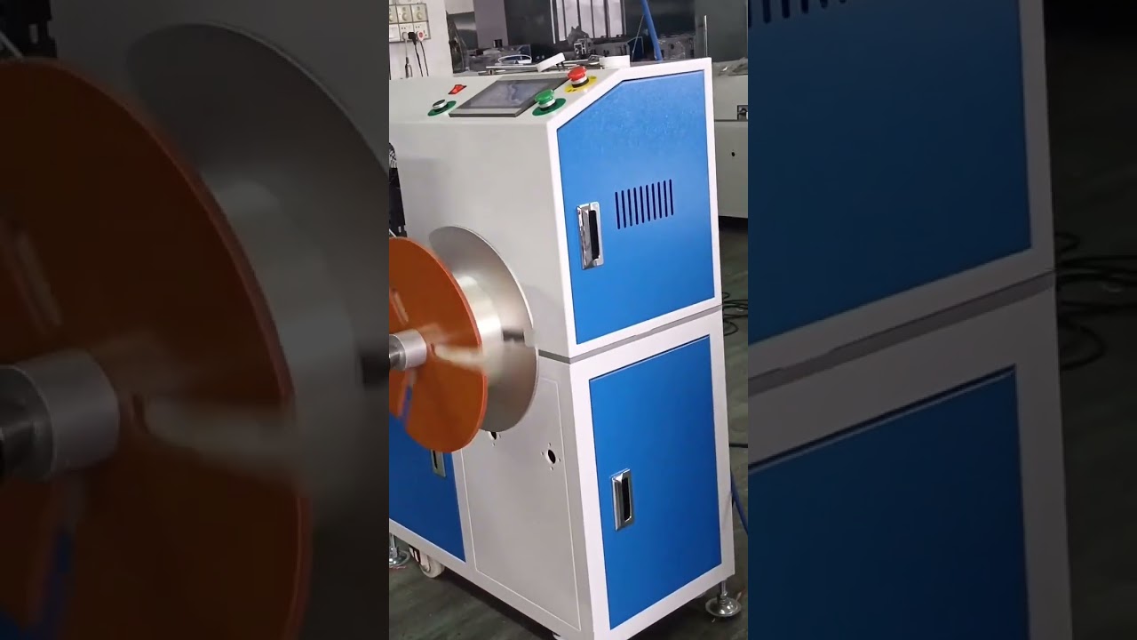 【工場向け】ホース自動計数・選別・切断・巻取り機　チューブコイリングシステム #factory #machine
