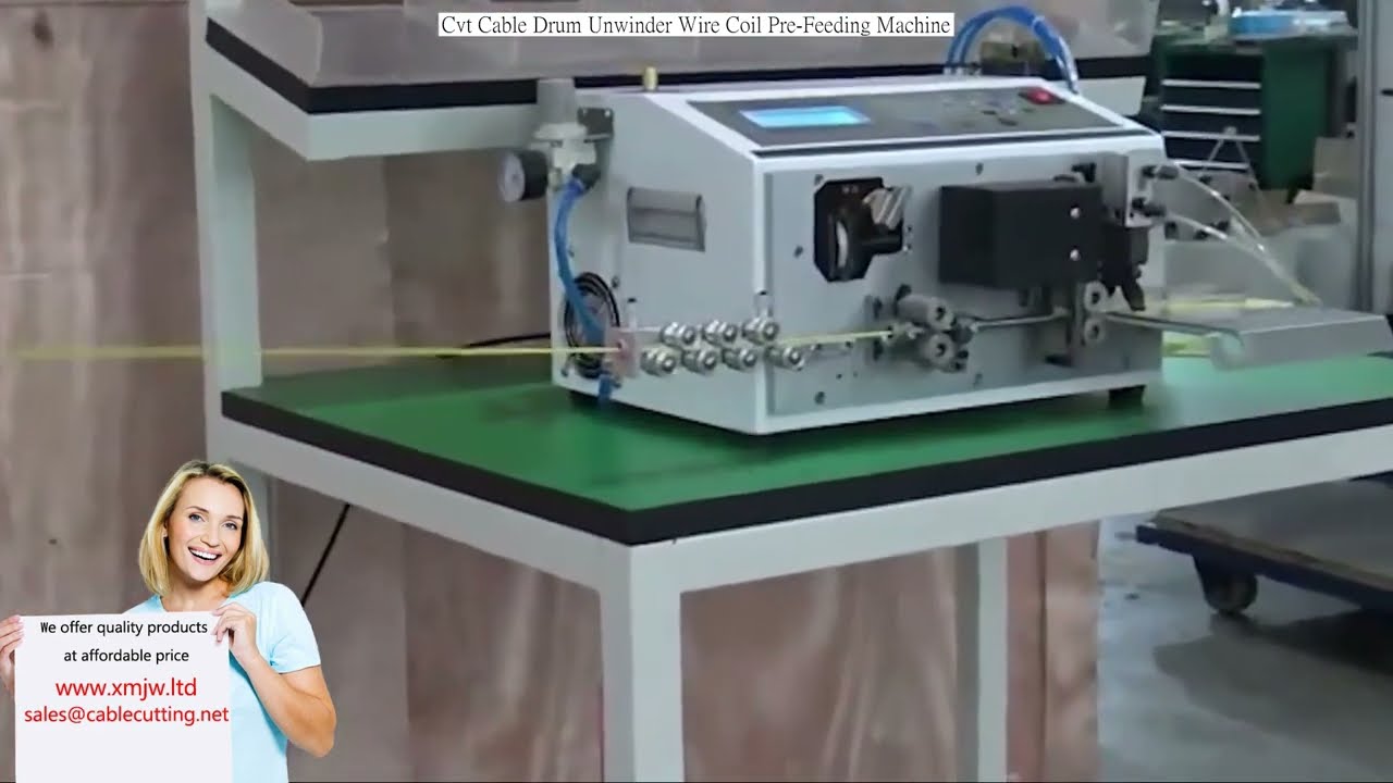 CVTケーブルドラム巻き戻し機 ワイヤーコイル自動供給機