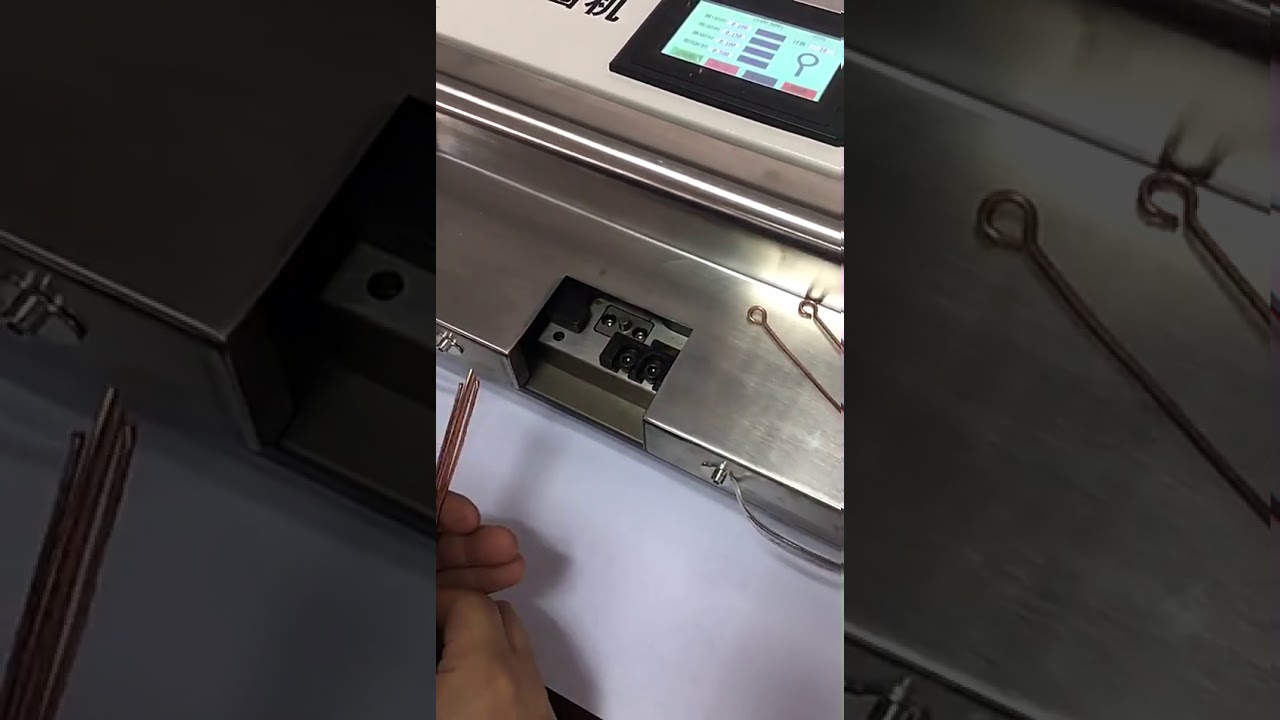 高精度フックループ曲げ加工機｜金属耳ループ成形機・特殊金具ワイヤー加工