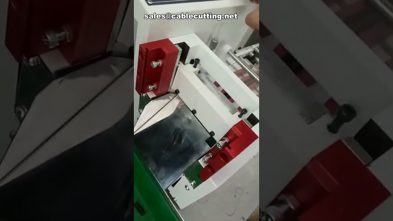 全自動シュリンクスリーブPVCチューブ切断機｜ワイヤーカッター機能搭載