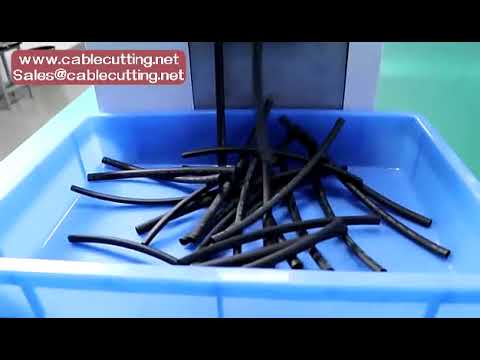 ゴム・プラスチック・PET/PVC/PP/PUパイプ・ホース・熱収縮チューブ対応自動切断機