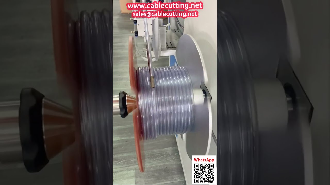 メーター計測機能搭載！PVC・PE・ナイロンソフトホース自動巻き取り機