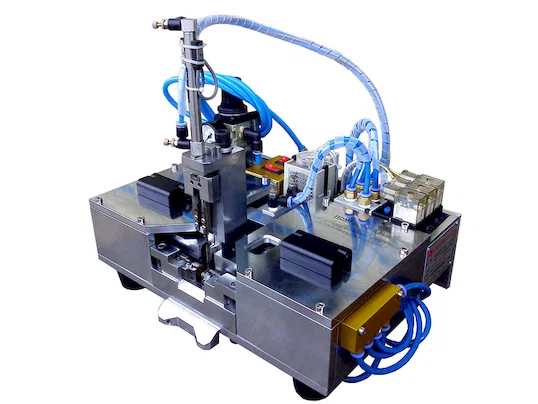 両面ワイヤーストリッピングマシン WPM-903 - 半自動ワイヤーブラシマシン
